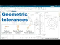 SIEMENS NX DRAFTING Create Geometric Tolerances - Feature Control Frame