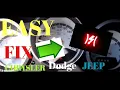 CHRYSLER DODGE JEEP RED LIGHTING BOLT ON DASH LIMP MODE - RELEARN PROCEDURE