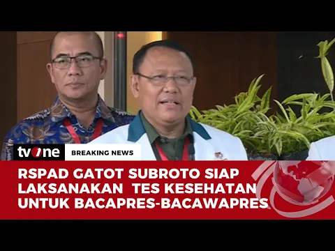 Konferensi Pers Kepala RSPAD Gatot Subroto Jelang Tes Kesehatan Anies-Muhaimin