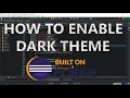 How to enable dark mode in eclipse IDE