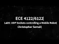 Lab5 - UDP Network controlling a Mobile Robot