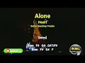 Alone Heart Guitar Backing Tracks with Chords and