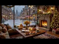 Kerst- en winterjazz ❄️ Gezellige koffiehuissfeer en haardvuurgeluiden om te studeren en te werken