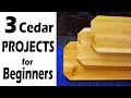 3 Easy Cedar Projects That Look Professional for Beginners