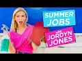 JORDYN JONES CAR WASH CHALLENGE Summer Jobs w Jordyn Jones