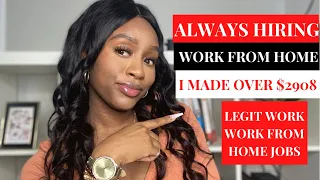 legit work from home jobs 2023 online side hustles always hiring i made 2908 uk u0026 canada too