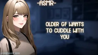 [ASMR] [ROLEPLAY] ♡older gf wants to cuddle with you♡ (binaural/F4A)