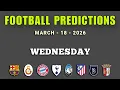FOOTBALL PREDICTIONS TODAY Champions League Europa League GoalIQ