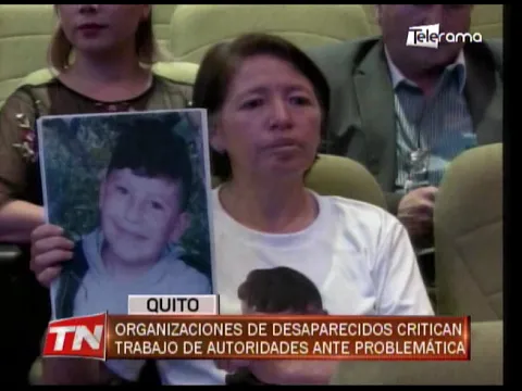 Organizaciones de desaparecidos critican trabajo de autoridades ante problemática