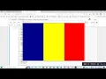 flag of Chad Python turtle library Python for beginners
