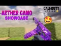 NEW AETHER CAMO SHOWCASE I UNLOCKED AETHER CRYSTAL CAMO ON EVERY SINGLE GUN IN CODMOBILE
