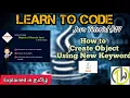 How to create Object using new keyword in java tamil creating object in java tamil