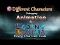 Cpp Different Characters in String Cpp programming Coding Maxima coding animations