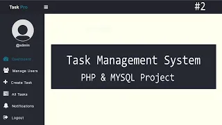 Employee Task Management System using PHP and MySQL Part 2
