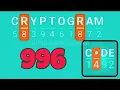 CRYPTOGRAM 996
