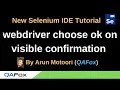 New Selenium IDE - Part 52