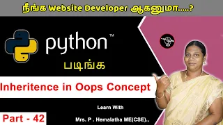 Learn Python - Part 42 Inheritance in Oops Concept in Python