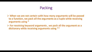 Python Interview Question What is Packing and Unpacking in Python