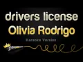 Download Lagu Olivia Rodrigo - drivers license (Karaoke Version)
