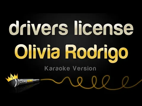 Download MP3 Olivia Rodrigo - drivers license (Karaoke Version)