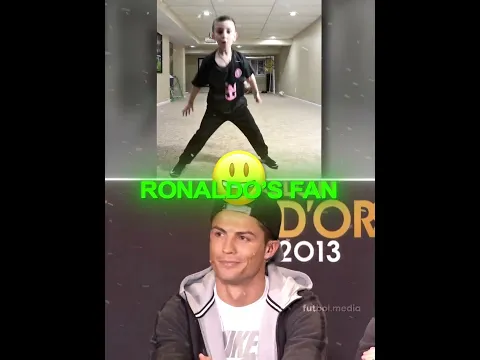 Ronaldo With Messi's Fan.. 😂