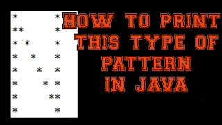 How To Print Alphabet N Pattern In Java