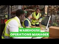 What is the role of a Warehouse Operations Manager Career Guide - Job Description