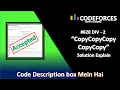 CopyCopyCopyCopyCopy Codeforces Practice Problem Solution Explain