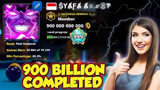 Download 900 Billion Completed - Indirect Trickshots 8 Ball Pool || Syafa Armop MP3