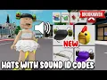 HATS WITH SOUND ID CODES FOR BROOKHAVEN RP