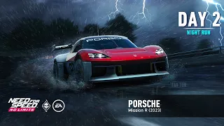 need for speed no limits 2023 porsche mission r typhoon day 2 night run 