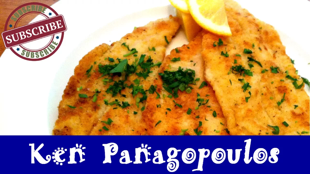 Baked Filet of Sole   Lightly Breaded w/ Parmesan