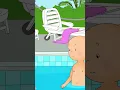 Caillou Teaches Rosie To Swim