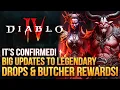 Diablo 4 - Big Updates To Legendary Drop Rates Butcher Rewards and New Sorcerer Unique Is