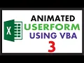 Userform Animation Part-3 How to Create Slide Effect on Userform