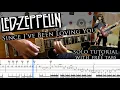 Lagu Led Zeppelin - Since I've Been Loving You guitar solo lesson (with tablatures and backing tracks)