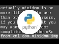 Python How to set node text with minidom api