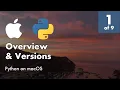 Install Python 3 8 and Django 3 on macOS - 1 of 9