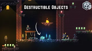 Beginner Tutorial on How to Make Destructible Objects in Unity for a 2D Game Unity C Unity 6