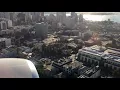 San Diego Airport - Most Extreme Turn CAPTIONS ON Airport landing plus Flyover Info