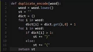 Python - Duplicate Encoder 6KYU
