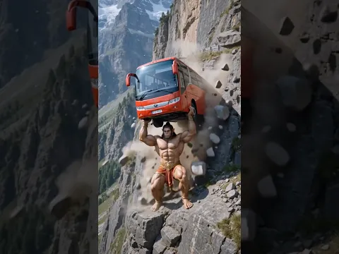 Hanuman ji ne Chintu aur sabhi passengers ko bacha liya 🥰😍 #chintu #hanuman #Ai #shorts