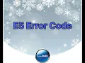 Lloyd inverter ac error code E1 E3 E4 E5 and E6