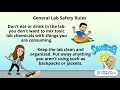 Science Classroom Safety