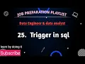25 Triggers in SQL