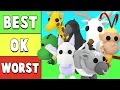 I Ranked EVERY LEGENDARY PET in Adopt Me