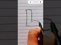 How to write letter L in bubbles style