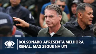 Bolsonaro apresenta melhora renal, mas segue na UTI com broncopneumonia