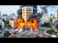 Download Lagu Israeli National Police Headquarters Burns Down Due to Syrian Qaswa Missile