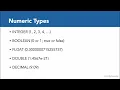 mysql data types